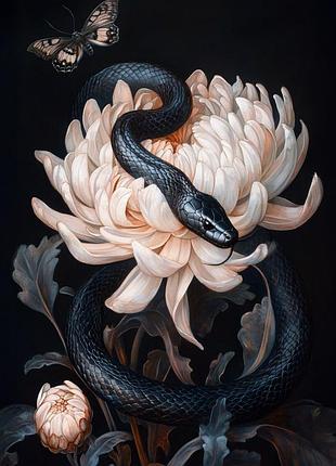 Алмазна мозаїка "краса і небезпека", 30*40см, на рамці, в кор. 31*41*2,5см, тм dreamtoys