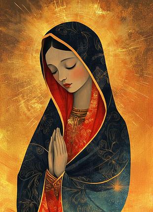 Алмазна мозаїка "сяйво думки", 30*40см, на рамці, кор. 31*41*2,5см, тм dreamtoys