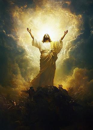 Алмазная мозаика "божественное восхождение", 30*40см, на рамке, в кор. 31*41*2,5см, тм dreamtoys
