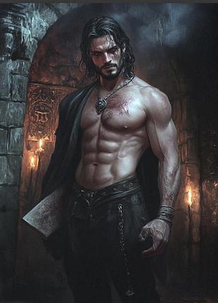 Алмазная мозаика "теневая решительность", 30*40см, на рамке, в кор. 31*41*2,5см, тм dreamtoys