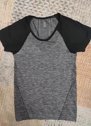 Термо футболка зональная бесшовная h&amp;m