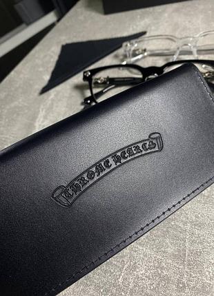 Окуляри chrome hearts чорні 3