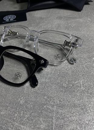 Окуляри chrome hearts чорні 5