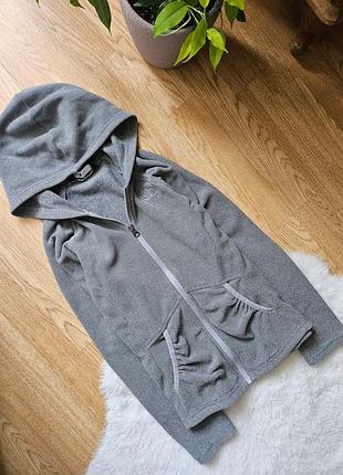 Кофта зепка с капюшоном the north face на девушку 10-12роков