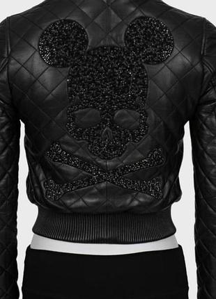Куртка кожаная кожа оригинал philipp plein
