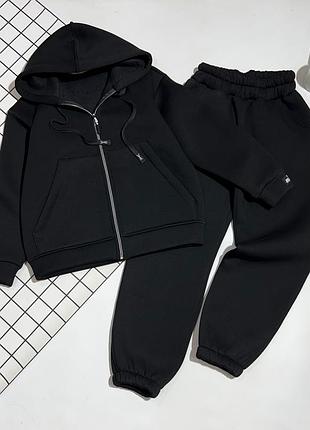 Теплый спортивный костюм для девочки и мальчика унисекс