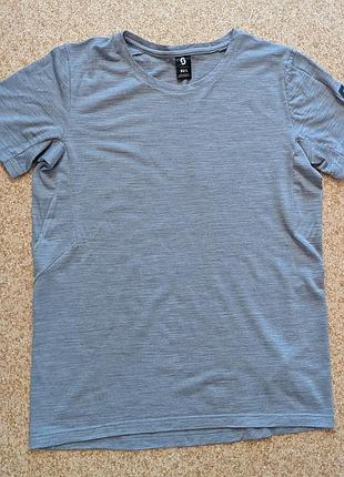 Жіноча велофутболка scott tee commuter merino