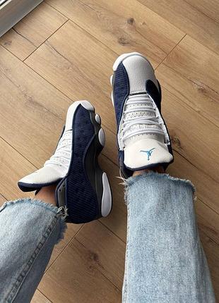 Jordan 13 retro flint blue white 3