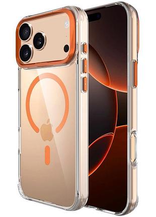 Чохол tpu space case apex with magsafe для apple iphone 17 pro (6.3") papaya