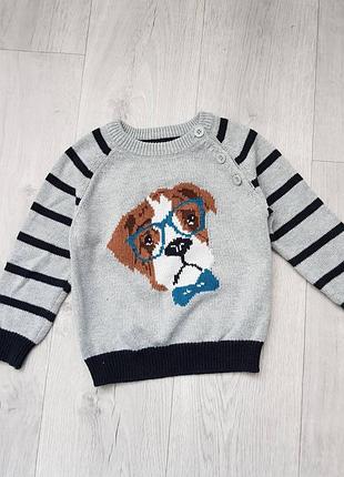 Теплий светрик на 12-18 місяців