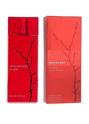 Парфумована вода жіноча armand basi in red eau de parfum, 100 мл