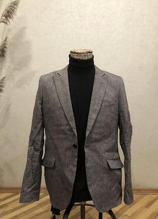 Чоловічий льняний піджак h&m