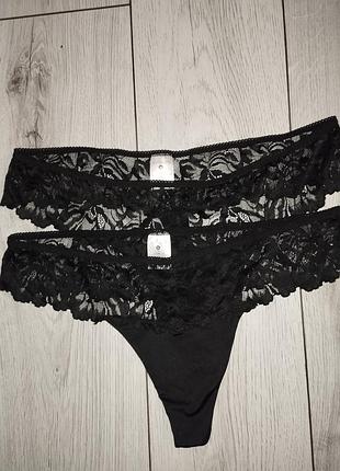 Трусики стринги крупные