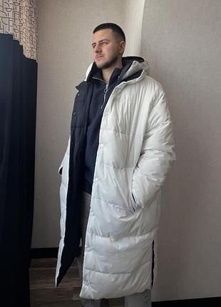 Пуховик зимовий чоловічий подовжений tommy hilfiger