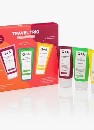 Q+a travel trio подарунковий набір для тіла