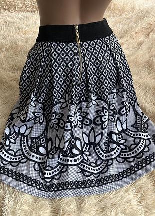 Тепла жіноча спідниця юбка 44(м) на блискавці трапеція шерсть