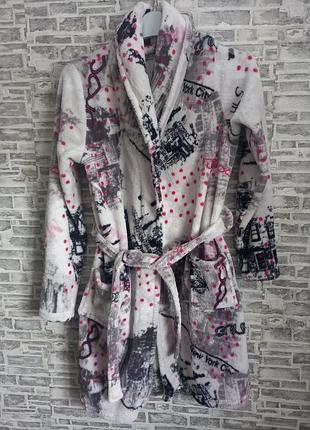 Халат плюшевый