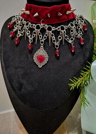 Чокер готичний♡