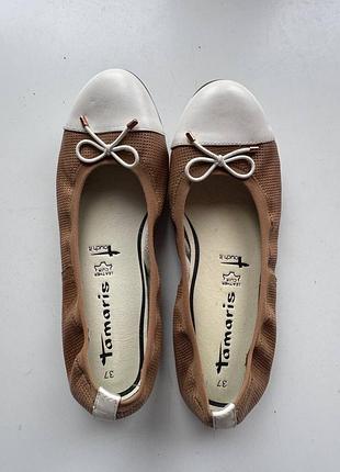 Балетки кожаные новые