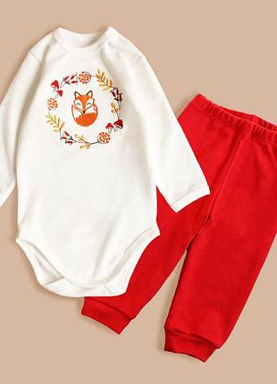 Костюм для новорожденного ребенка лисичка от тм ladan 26", 80
