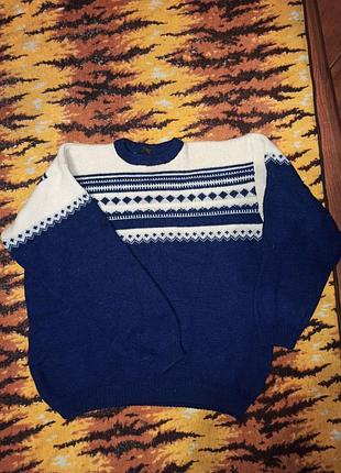 Свитер синий charles wolf m
состояние идеальное
подмышки 52
длина 54
рукав 46