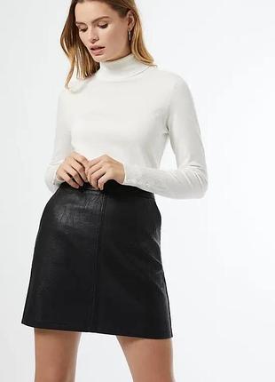 Жіноча спідниця еко-шкіра, розмір l | стильна міні 🖤