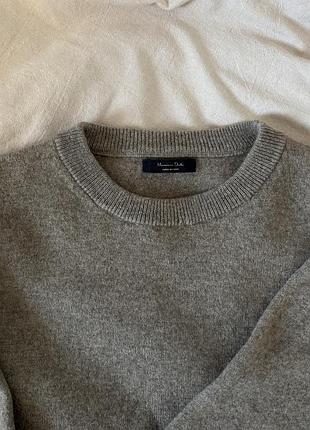 Светр із вовни massimo dutti