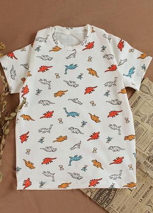 Дитяча футболка з динозавриками від тм ladan