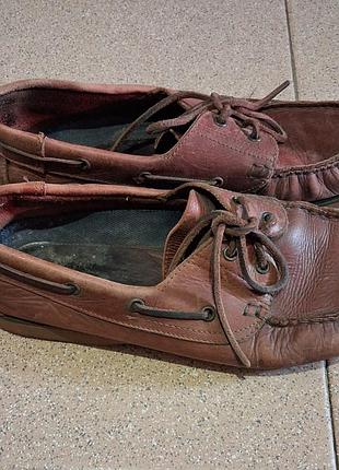 Мужские лоферы коричневого цвета