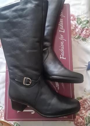 Сапоги зимние финландия кожа