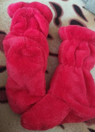 Дитячі домашні угі плюшеві валянки хутряні чуні зима меховие угги чобітки для дома тапки теплие плюш сапожки детские