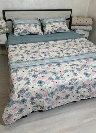 Постельное белье жатка с летним одеялом, евро
