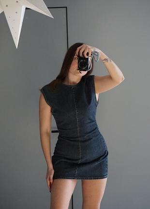 Джинсова сукня zara