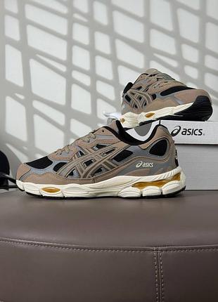 Чоловічі кросівки  asics gel-nyc brown grey
