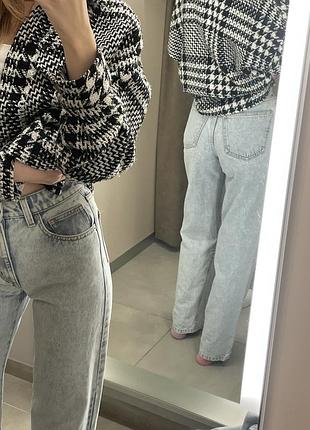 Джинси прямі straight на високій посадці