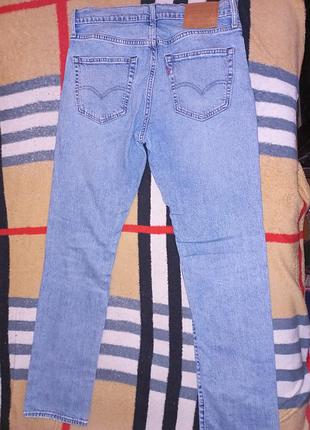 Оригинальные рваные джинсы levi’s 511 slim fit w32 l32