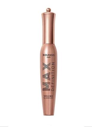 Туш для вій bourjois volume glamour max définition intense black, 12 мл