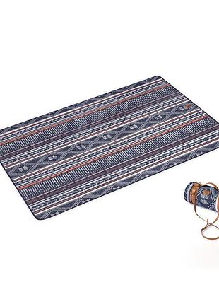 Ковдра із застібкою naturehike nh21ps006, поліестр/вовна, синій