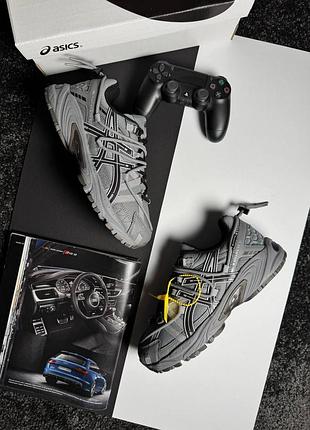 ❄️зимові чоловічі кросівки asics gel-kahana tr v2 gtx black grey