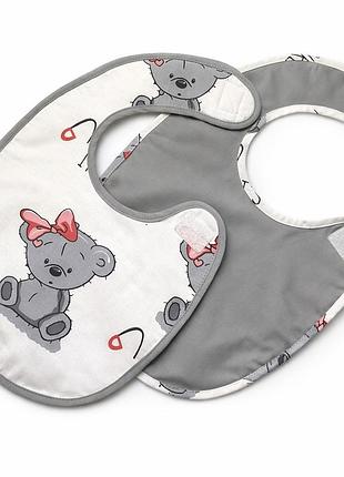 Непромокаючі нагрудники, слюнявчики, фартушки для малюків