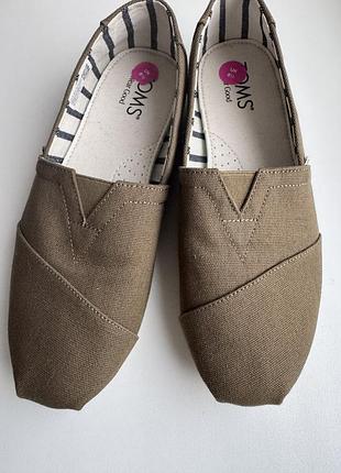 Туфлі мокасини toms, 41 5