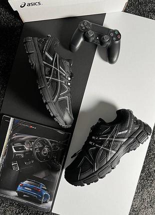 ❄️зимові чоловічі кросівки asics gel-kahana 8 gtx black grey