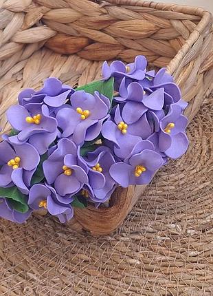 Обруч з фіалками, віночок фіалки, весняний віночок