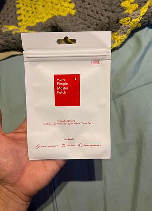 Круглі патчі від прищів 24 шт. waterproof pimple patch 24 pcs