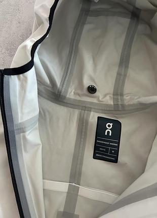On waterproof anorak 8