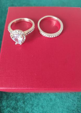 Каблучка позолота комплект