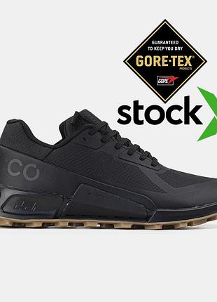 Новинка мужская термо кроссовки ecco biom 2.1 x country black gore-tex