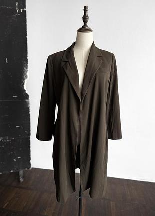 Max mara womens dark green jacket belted italy designer elegant coat trench елегантний, жіночий жакет / легке пальто, тренч