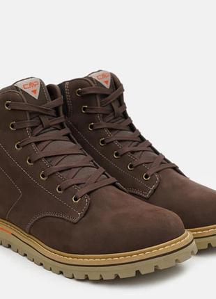 Черевики чоловічі cmp dorado wp, ботинки зимові нубук з мембраною