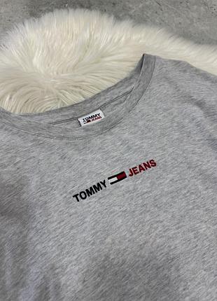 Футболка tommy hilfiger сіра
